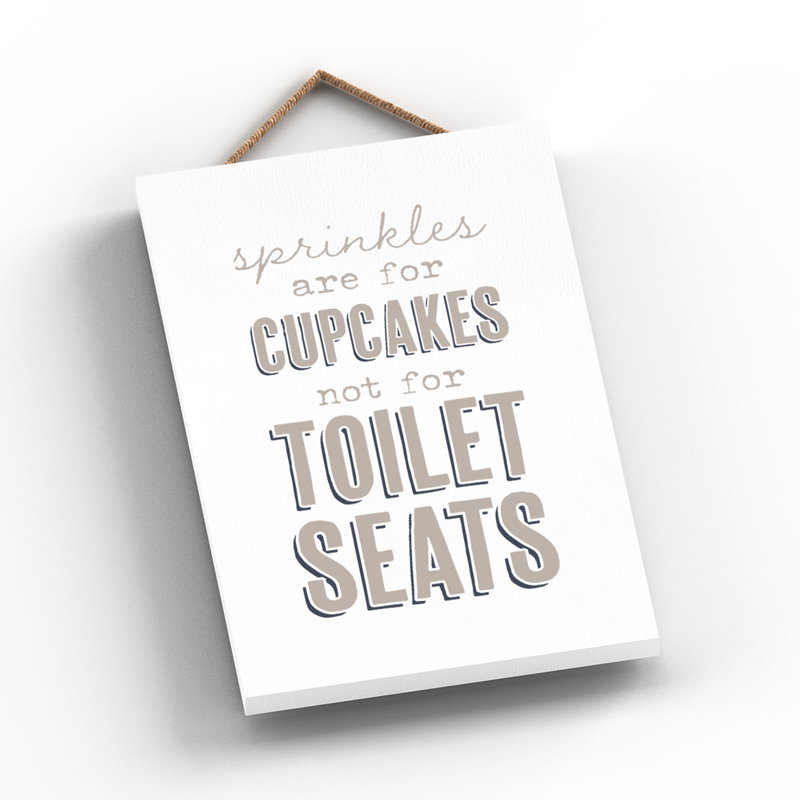 Vivid Squid Wholesale Sprinkles Are For Cupcakes - No Frame Print on Wood