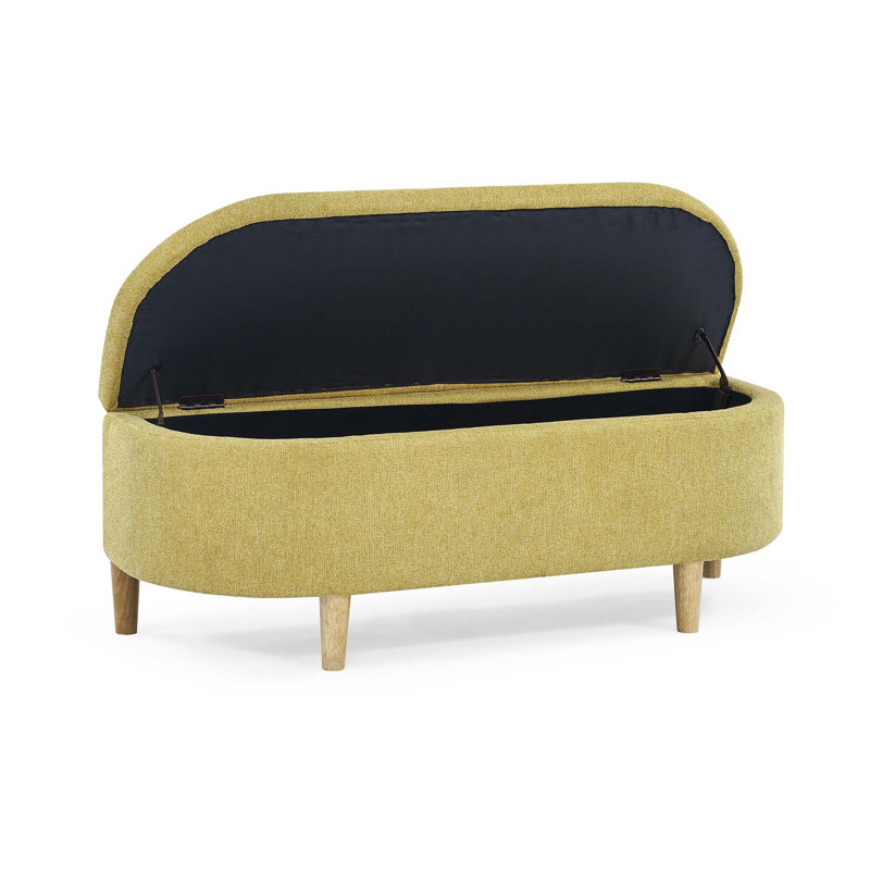 Ednerd Foam Padding Upholstered Storage Bench