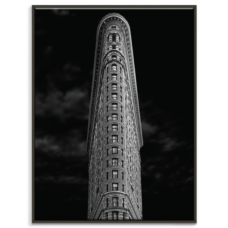 Print on Canvas, 102cm H x 76cm W, Black Floater Frame