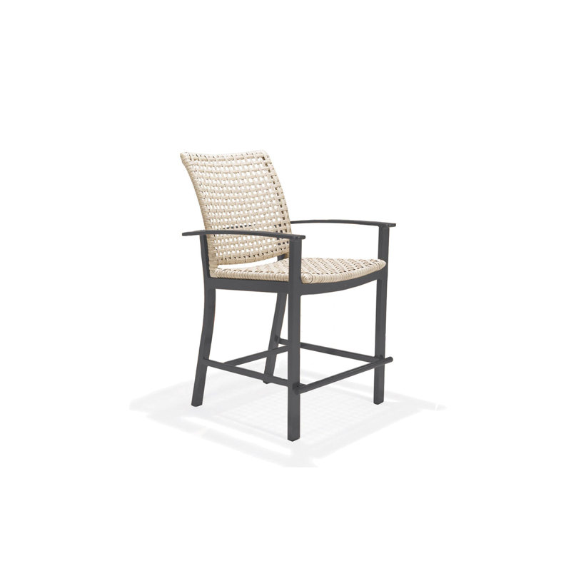 Tabouret de comptoir d'extérieur en aluminium 23,75 po Jasper