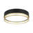 Modern Adjustable 5cct Black And Gold Led Flush Mount