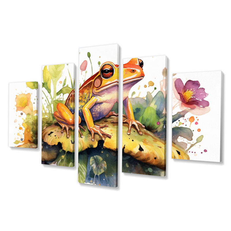 Rayane - Animals Canvas Art Print - 5 Panels