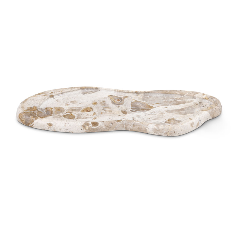 Plateau en marbre Arezzo, Beige