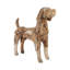 Sculpture chien Hound Beagle Driftwood 28 "pour la maison, brun
