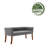 Sabrina Fabric Upholstered Bench with Rubberwood Legs-90547681