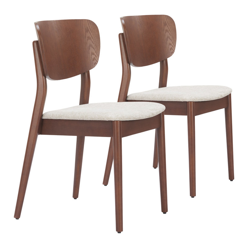 Ensemble de 2 chaises d'appoint rembourrées Modern Modern