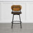 Avriel Modern Swivel and Metal Upholstered Stool-35370856-35583483-51947418