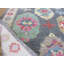 Tapis unique gris de 8 pi 11 po x 11 pi 11 po