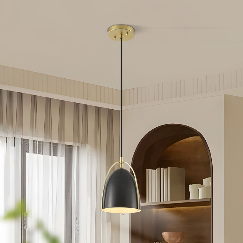 1-Light Single Bell-Shaped Pendant