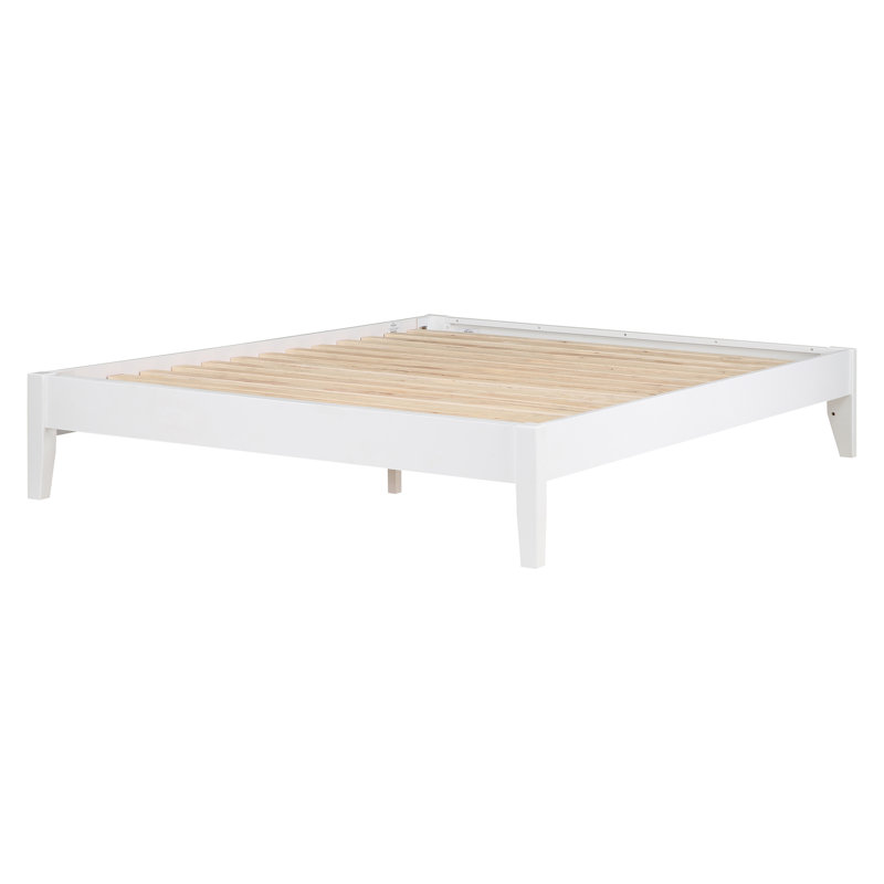 Spivey Platform Bed, California King, White