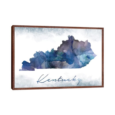 Kentucky State Bluish - Print on Canvas