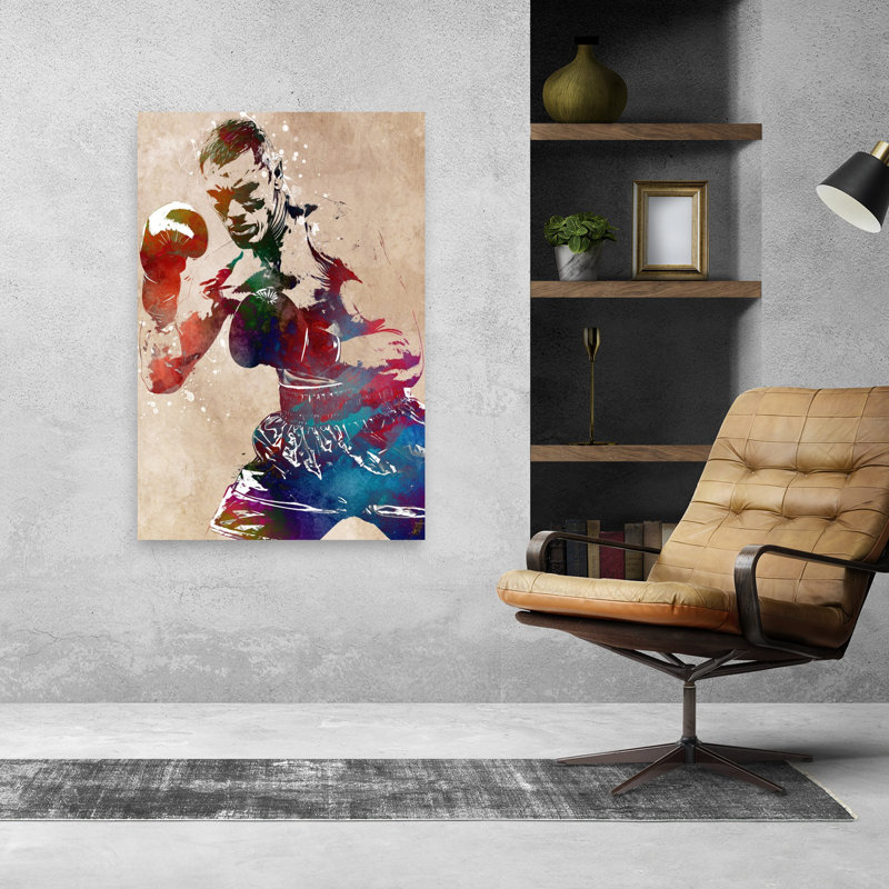 Aquarelle dynamique, aquarelle dynamique, H 48 po x l 32 po