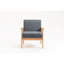 Décoration intérieure: table basse, chaise, bois massif, chaise de table en lin gris, siège rembourré