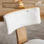 Linen Upholstered Dining Chairs With Wooden Frame For Dining Room -117197882