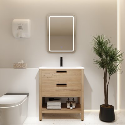 30" Vanity with Two Drawers