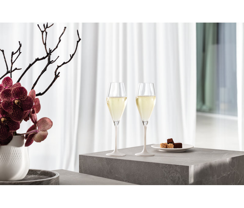 Manufacture Rock Blanc Champagne Flute