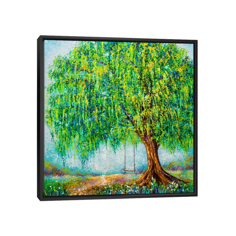 «Under The Willow Tree» par Kimberly Adams, impression sur toile, H 18 po x l 18 po x P 1,5 po, Pas de tapis
