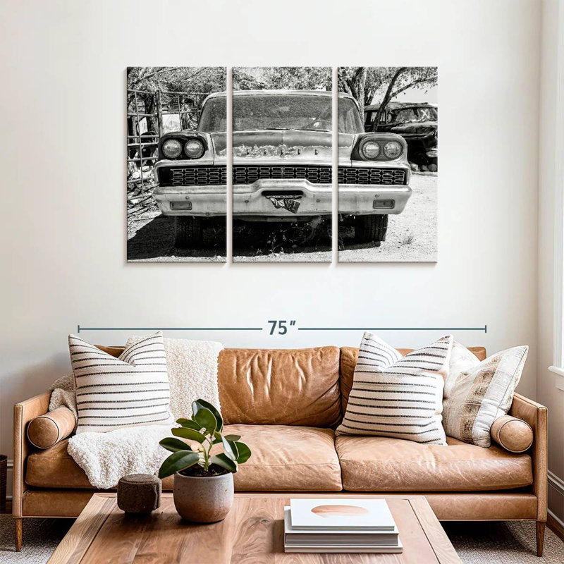 Mehar Black Arizona - Mercury Old Car, H 36 po x l 57 po