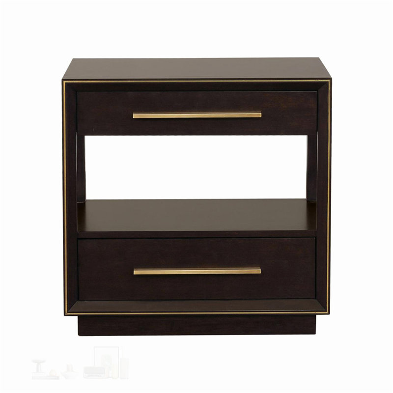 Table de chevet classique en bois avec rangement spacieux et design élégant, un ajout intemporel à votre chambre à coucher.
