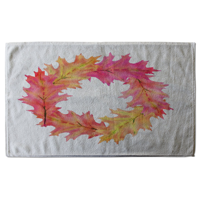 Cotton Floral Waffle Kitchen Towel