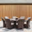 8 - Person Patio Dining Set with Round Table , Cushions Included-87536337-87536336