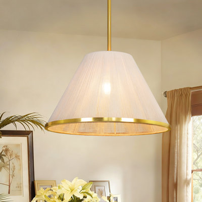 1-light Pendant Lights Pendant Light Cone Pendant Light Kitchen Island Lighting For Dining Room Bedroom