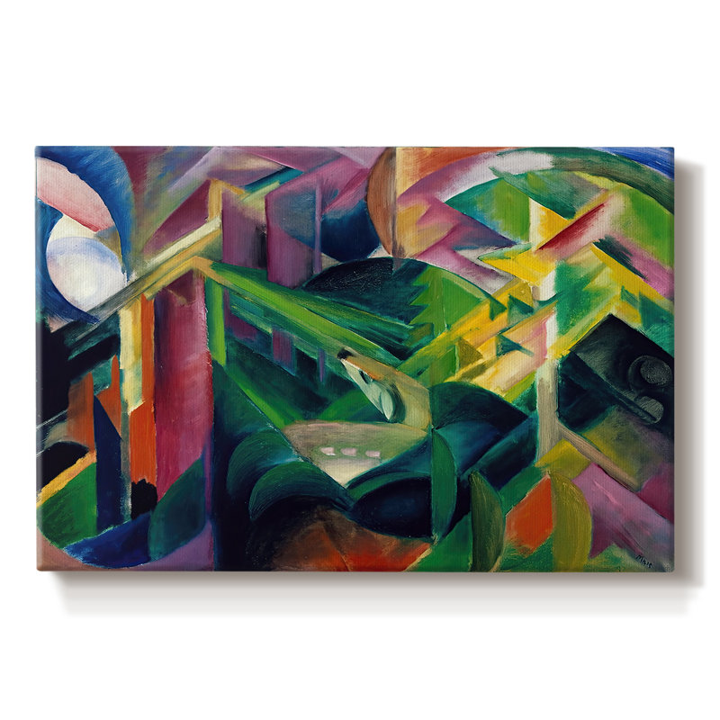 Foxes (Füchse)-Franz Marc-Gallery Wrapped Canvas-1913, 12 x 18