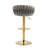 Christal Swivel Upholstered Adjustable Height Counter Stool-102527016