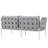 Harmony Outdoor Patio Aluminum Loveseat-816965335