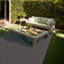 Carreau de terrasse emboîtable en plastique New Stone L 12 po x l 12 po, 44 pièces incluses-110843358