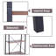 60cm W Steel Shelving Unit