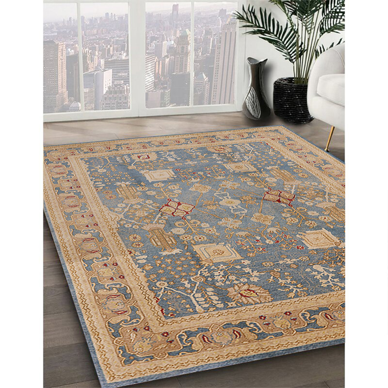 Chueyee Oriental Indoor Rug, Round 4'
