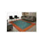 Tapis vert tissé à motif lavable Mosso-116204327