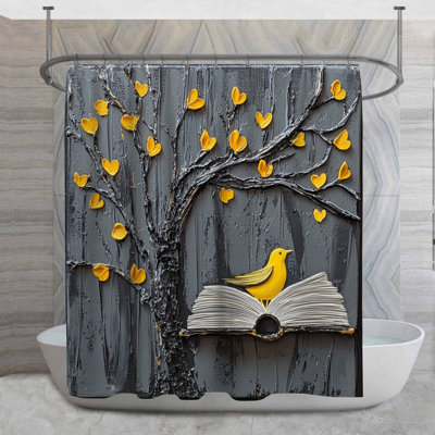 Rideau de douche Bird