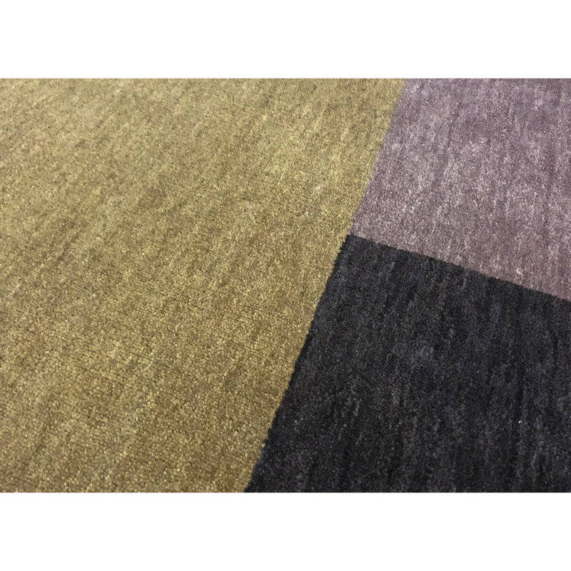 Hand Woven Wool Geometric Area Rug