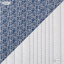 Ensemble de courtepointe réversible Indigo Staccato-1658761687