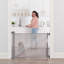 Barrière rétractable en filet - Gris