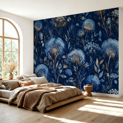 Papier peint adhésif auto-adhésif moderne pour la chambre à coucher L 69 po x l 96 po Peel and Stick