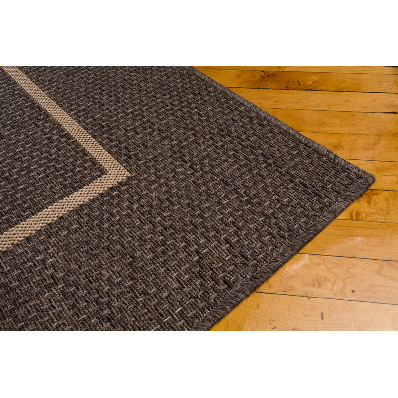 Tapis intérieur / extérieur Sarinah Pebble, Rectangle 2 pi 3 po x 4 pi