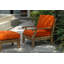 Riviera Outdoor Teak Armless Lounge Chair