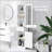 Kleankin Slim Bathroom Storage Cabinet