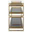 Thasin 40.25'' W Glass Console Table