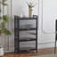 Étagère de boulanger standard en métal de 23,62 po avec micro-ondes Chevaliers-842727744