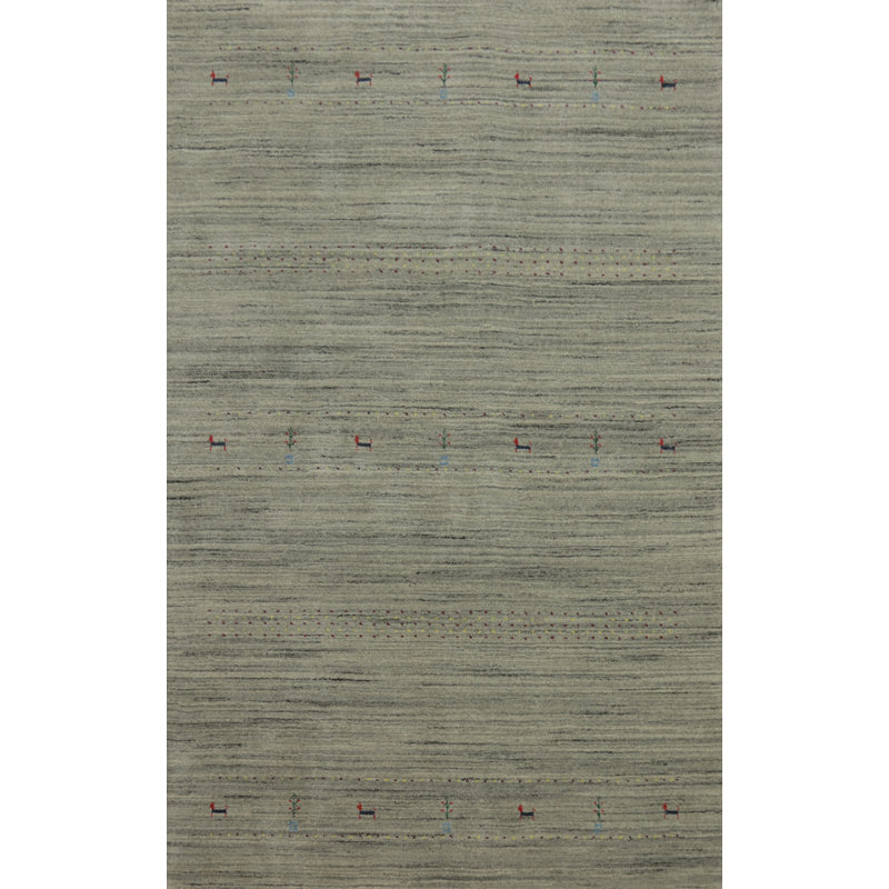 Tapis oriental fait à la main 5 x 8 po