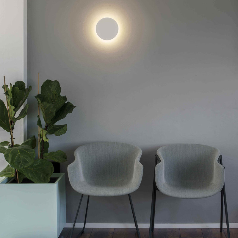 Alwaleed Ceramic LED Flush Mounted Sconce