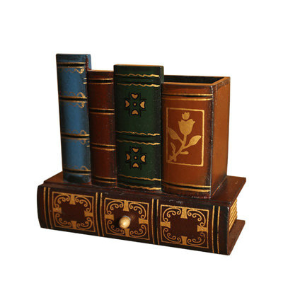 Vintage Style Fake Book Props Simulation Book Jewelry Box Organizer Decorations Ornaments Office Book Models