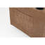 Canapé à 3 volets, canapé-lit futon convertible, causeuse peu encombrante, canapé-lit escamotable pour le salon, tissu en lin velours, brun-521933006