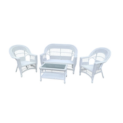 Camacho Lounge Sunbrella Seating Group with Cushions
