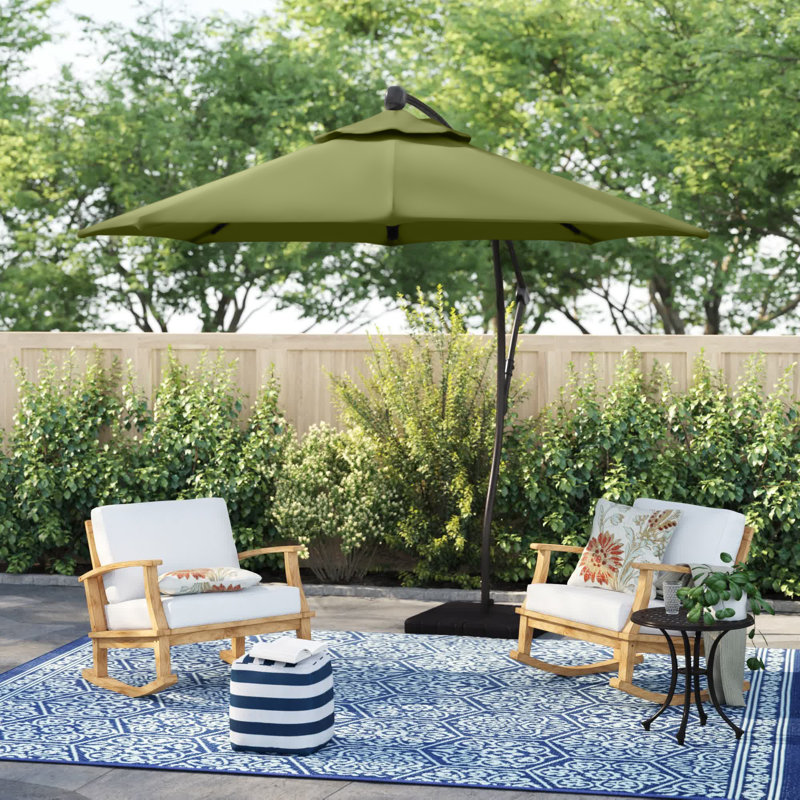 Parasol en porte-à-faux 9' Welwyn, Palmier - Pacifica