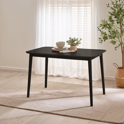 Drea Solid Wood Dining Table - Traditional Rustic Farmhouse Kitchen Style